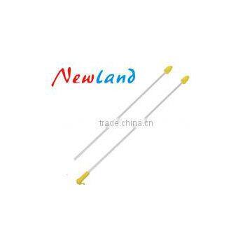 small size foam tip catheter with cover for pig