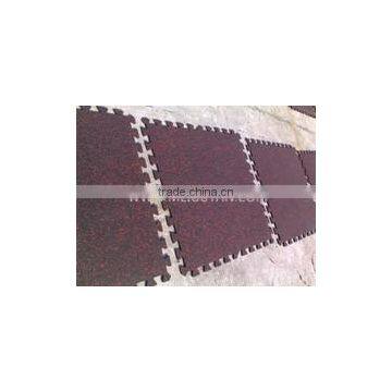 Interlocking Rubber Granules Gym Rubber Flooring photo-2