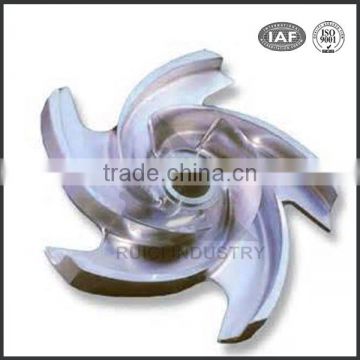 Stainless steel centrifugal pump impeller for industry