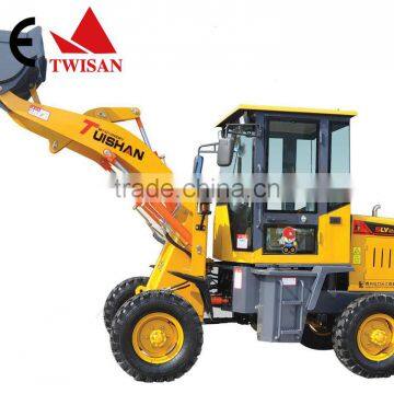 Chinese good quality mini wheel loader, Changchai diesel engine, 1.0 ton loader smart and stedy