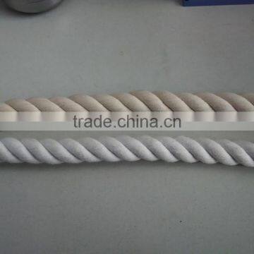 4 strands cotton twisted rope nature colour