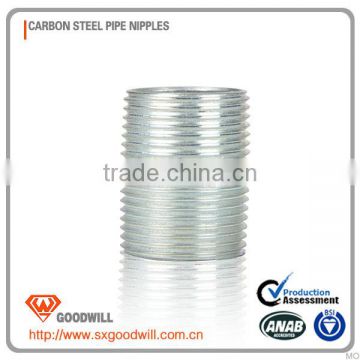 Pragmatic steel pipe tube full thread galvanized nipple