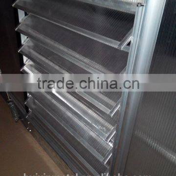Online Shop - Greenhouse Aluminum Window Blind / Louver With Glass or Polycarbonate Sheet photo-5