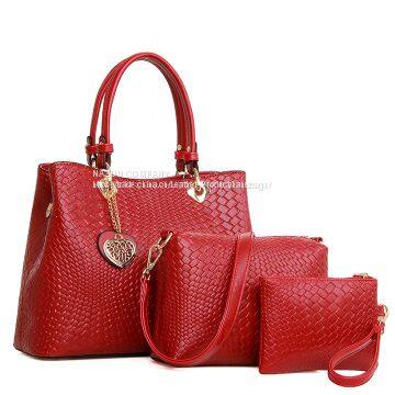NEW 2016 Model Top Quality Woman Tote 3pcs in 1 Set Bags photo-3
