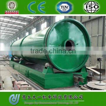 DAYI Environmental Friendly Pyrolysis Plant For Tyre Plastic And Rubber Getting Raw Oil photo-2