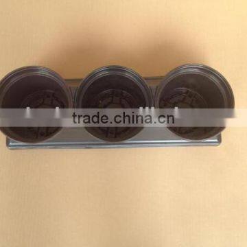 Custom High Quality PS Material Blister Process Plastic Flower Potted Plant Tray 3 Pack photo-3