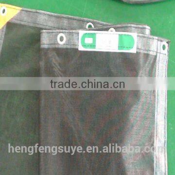 PVC Fireproof Mesh Tarpaulin for Building Protection Factory photo-5