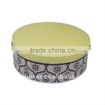 popular Western round mooncake box (C110)