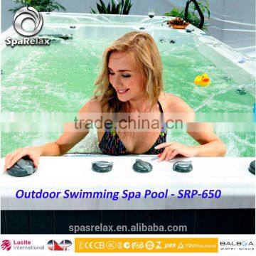 5.7m Outdoor cheap hard plastic swimming pools with Balboa