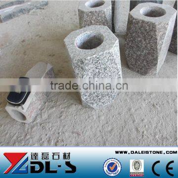 G623 Grey Sardo Granite Vase For Gravestone photo-3
