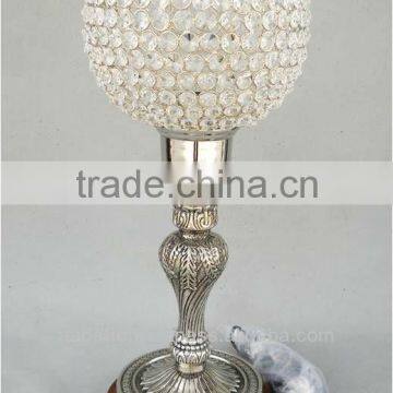 Lamp lights crystal ball hurricane lamp