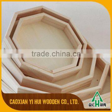 China Supplier Accept Oem Wooden Fruit Boat Wooden Tray