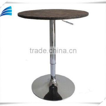 Rattan Wicker Modern Adjustable Bar Round Table