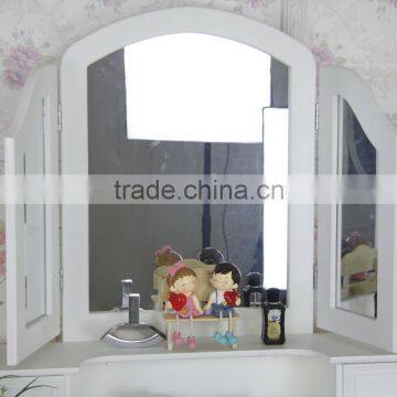 2016 Best Seller Popular Good Quality 3 Mirror Dressing Table Set With Stool photo-4
