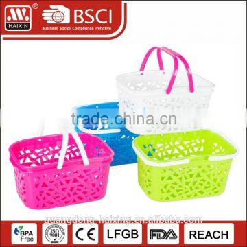 2017 new hot sale basket colorful handy basket with various beautiful designs