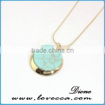 Fashion Design Simple Gold Chain Necklace Gemstone Chain Necklace photo-6