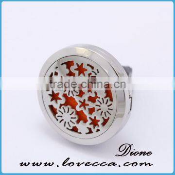 Stainless Steel Aromatherapy Diffuser Locket for Car, Car Vent Clip Diffuser, Car Freshener Clip photo-3