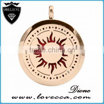 DIY Custom 316L Stainless Steel Aromatherapy Locket Pendant photo-4
