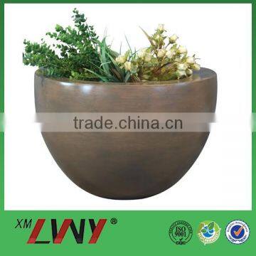 Custom Any Color Home Decoration Poly Resin Patterned Plant Pots photo-3