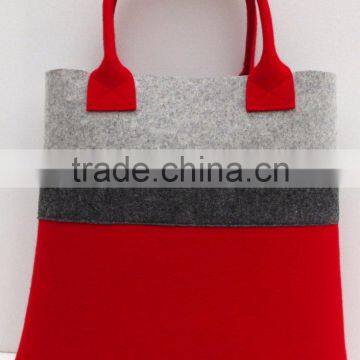 2017 china suppliers eco felt lady bag handbags