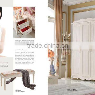 MJ656# 2016 New Luxury Colorful White Bedroom Set Wooden Children Kids Teenager Boy Bedroom Set Furniture photo-5