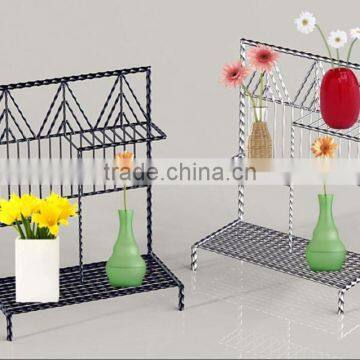 Indoor and Outdoor Decora Garden Flower Holder Metal Flower Pot Stand photo-4