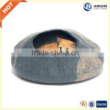 wholesale cheap wool handmade pet accessories pet bed cat house in stock