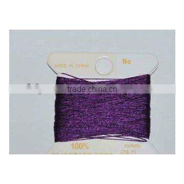 0.7mm purple 100% jewelry silk necklace cord