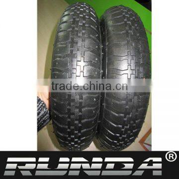 solid rubber tires for wheelbarrow