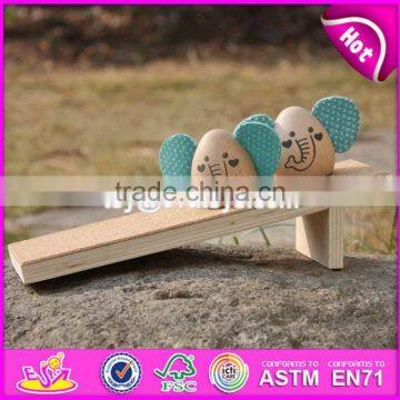 Новый дизайн деревянных игрушек для детей в виде мультяшного слона W01B038 photo-6