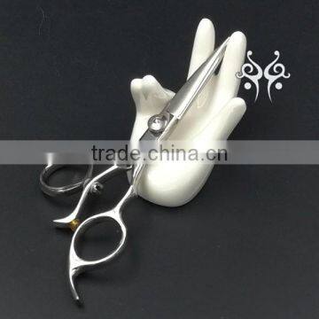 Zhangjiagang Barber Scissor With Jewelled Click Adjust Tension Screw photo-2
