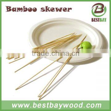 Best Price Wooden BBQ Bamboo Skewer/ Bamboo Skewer Machine /kabob Skewer photo-3