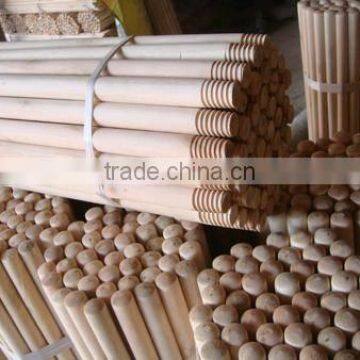 natural eucalyptus wood broom stick