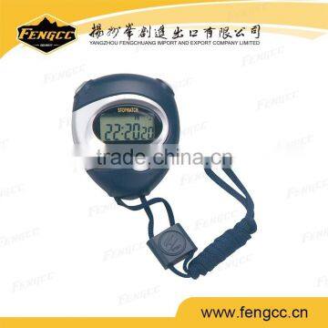 Small Black and Silver Color Sports Digital Timer With Cord