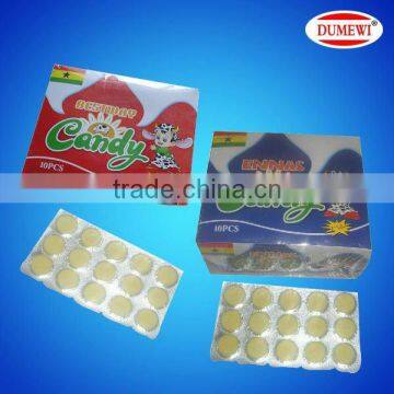 Round Pressed Powder Milk Candy