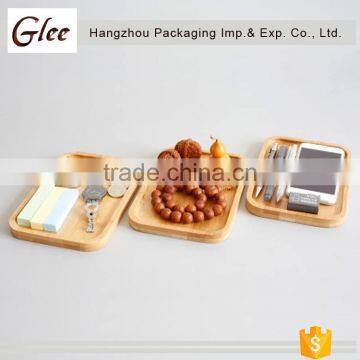 Custom Fancy Fashional Pretty Bamboo Storage Tray for Sale photo-3