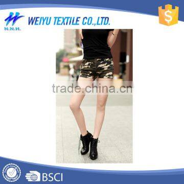 Camouflage Cotton women cargo Short Pants