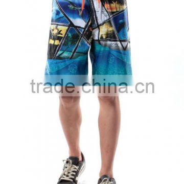 2014 mens peach skin beach shorts running shorts cheap cargo shorts in china