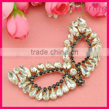 Newest shoe clip decorative rhinestone shoe clip WSC-217