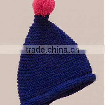 Children's Knitted Cap in the Spring and Autumn of 2016 photo-3