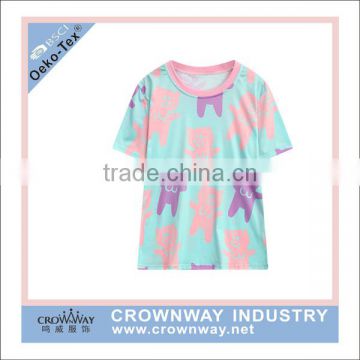 sublimation printing t shirt custom brand sublimation pattern shirt