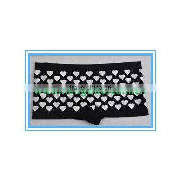 jacquard seamless boxer for lady