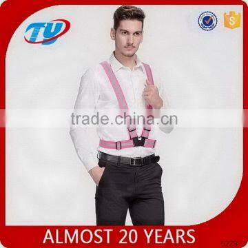 Cheap Reflective Safety Straps Vest Design Running Belt for Man