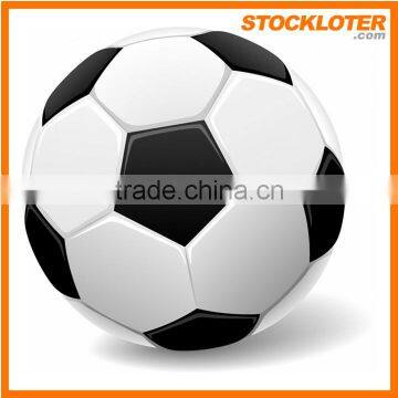 Cheap PU football Size 5 soccer balls stocklots manufacturer, 150710Va