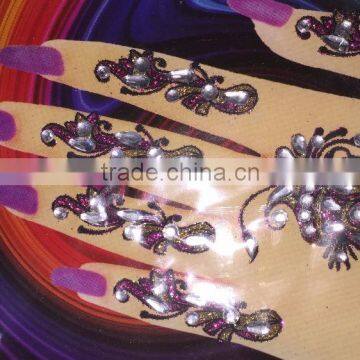 HAND Crystal Sticker TATTOO Carnival photo-5