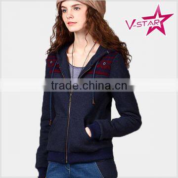 Fashion Design Fleece Hoodie Women Fleece Sweatshirt