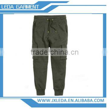 Fleece garment wholesale casual pants sweatpants