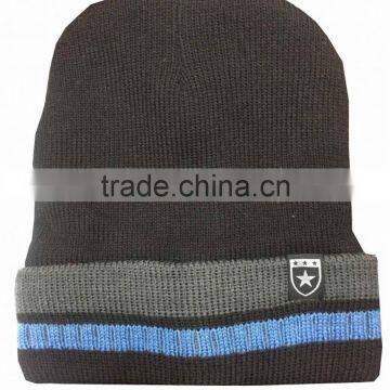 Hot Selling High Quality Fleece Knitting Beanie Hat photo-4