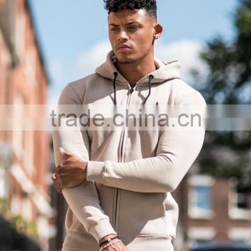 Top Quality Men's Tracksuits Hot Sale Tracksuit Tops Full Zip Hoodie Jacket Fitted Gym Hoodie Manufactures