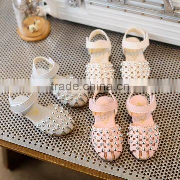 FC11009 summer 2017 soft bottom non-slip girls shoes children sandals